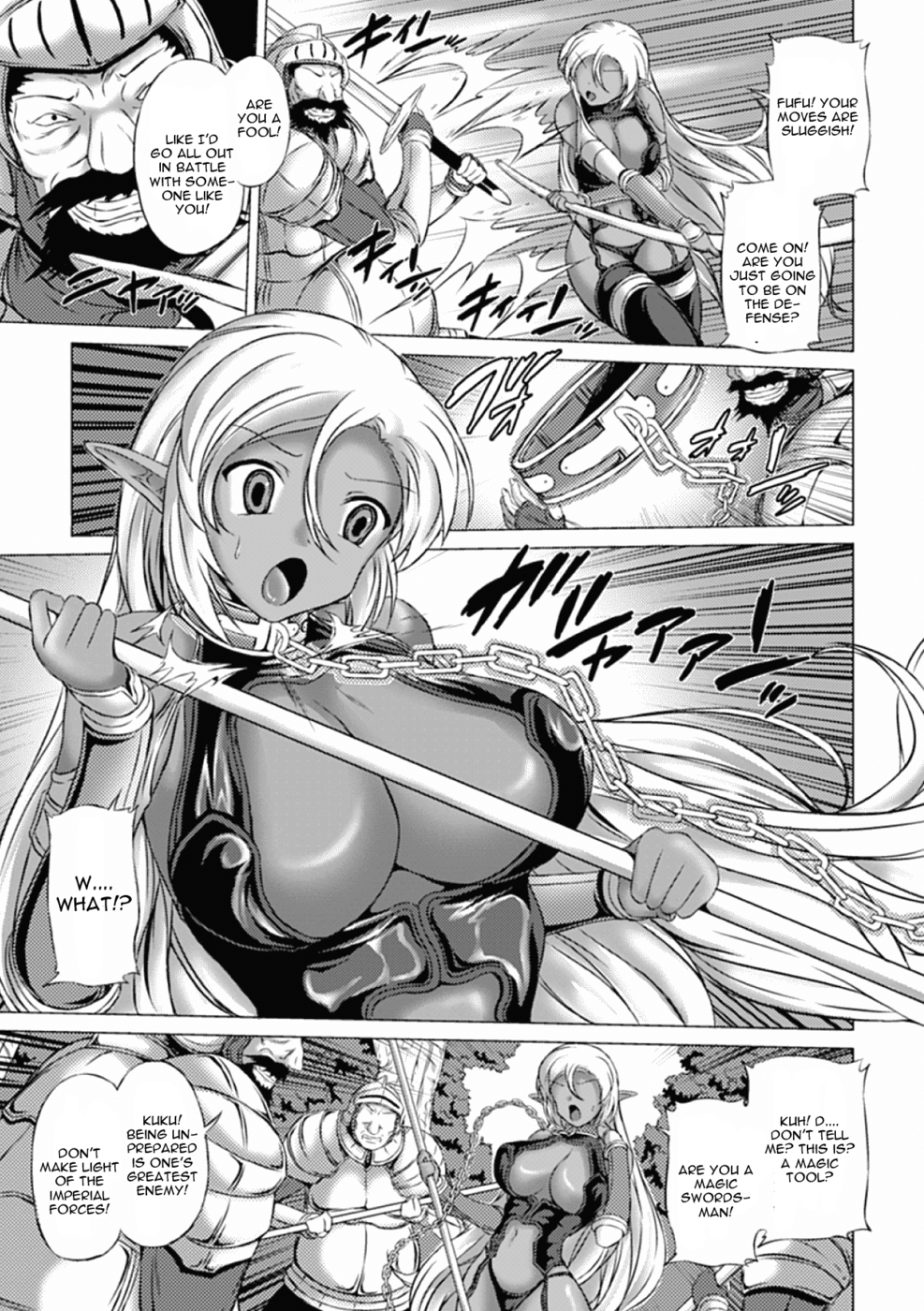 Hentai Manga Comic-The Dark Elf and the Restraining Collar-Read-5